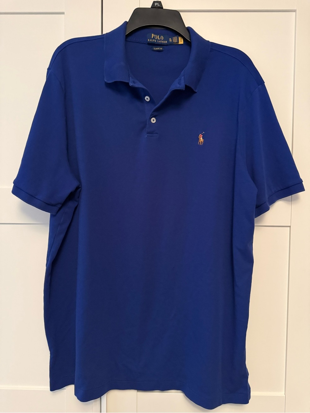 Polo Ralph Lauren Royal Blue with Embroidered Pony, XL